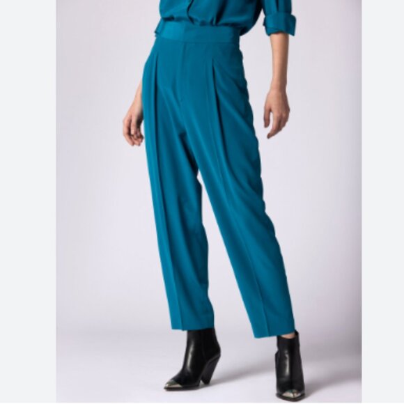 NWT Equipment Beckett Silk Wide Leg High Rise Pants - Picture 1 of 6